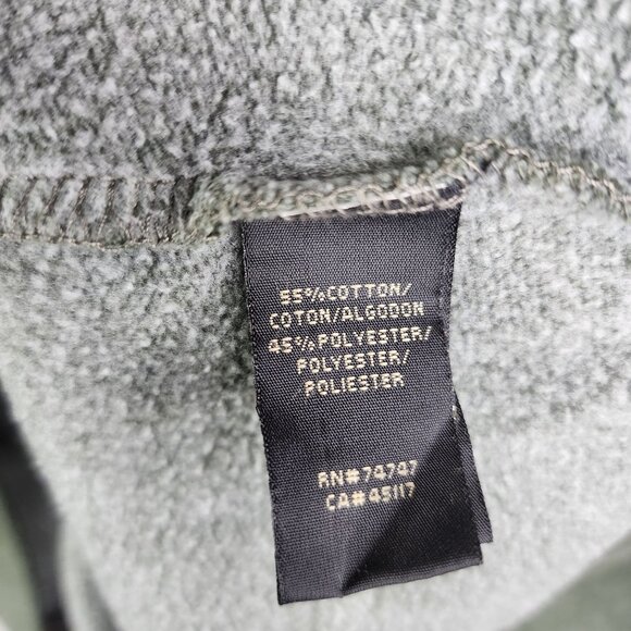 Mens Red Head Brand Co Green Pullover Sweatshirt 1/4 Zip Long Sleeve Size 2XL - Picture 7 of 10